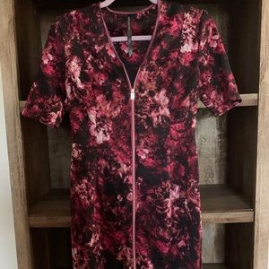 Andrew Marc xs double zip dress